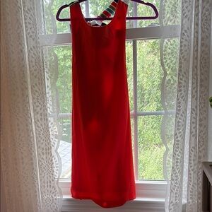 Lulu's Red Halter Sheath Cocktail Dress